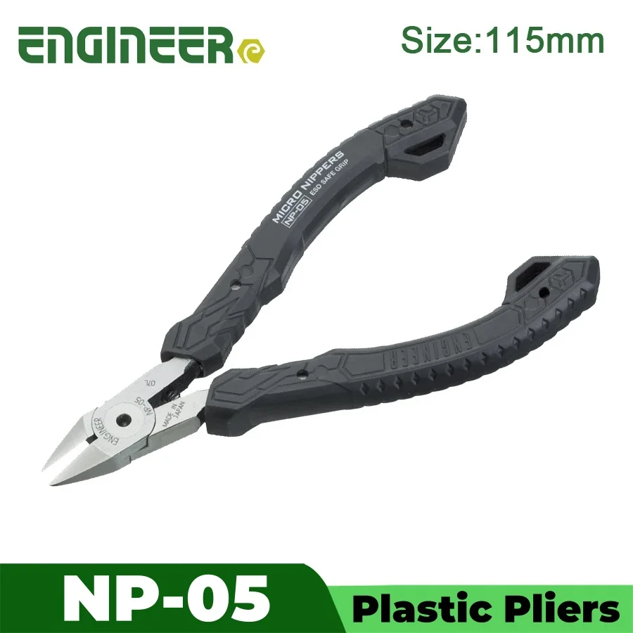 ENGINEER Plastic Pliers for Cutting Plastic , Copper Wire, Repair and Fix Plastic Models etc Model Nippers NP-05