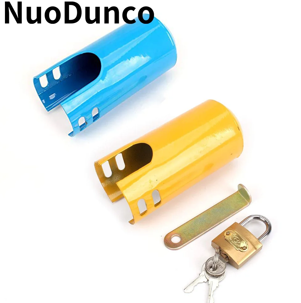 Outdoor Faucet Lock Anti-Theft Water Tap Lock Key Metal Yard Faucet Water Switch Lock Garden Lockable with Padlock & Keys