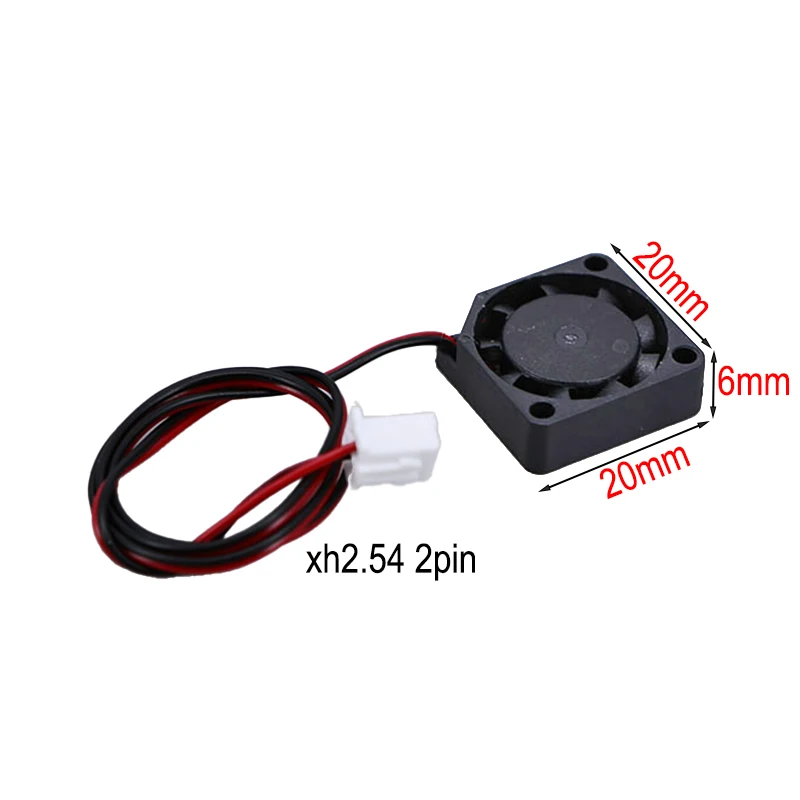 Ultra-Thin 2cm 20mm ACP2006 Cooling Fan 20x20x6mm 2Pin DC5V/12V 0.10A Micro Fan for Printer Power Supply Raspberry Pi