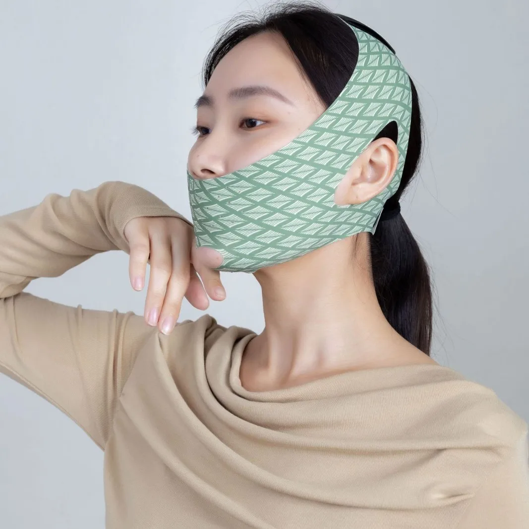 النساء الوجه حزام رفع الوجه التخسيس ضمادة الخامس خط المشكل الذقن الخد رفع المضادة للتجاعيد قناع الوجه الجمال أدوات العناية بالبشرة #4