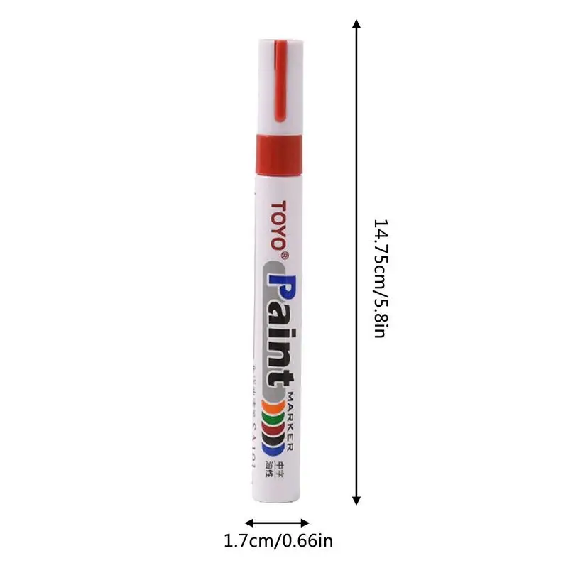 Pennarello per pneumatici penna per Graffiti impermeabile Multi-superficie colorazione pennarello fai da te pennarello per pneumatici