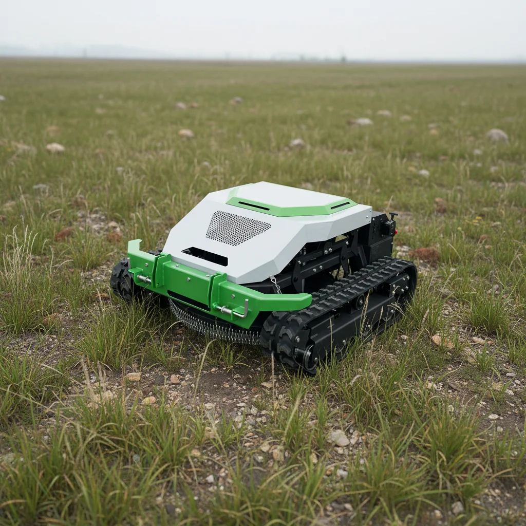 

All Terrain Crawler Tracked Mower Remote Control Lawn Mower for Farm Orchard Garden