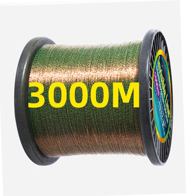 3000M/1000M/500M Invisible Fishing Line 3D Spotted Line Nylon Monofilament Fluorocarbon Coated Carp Bass Pike Fishing Line Pesca