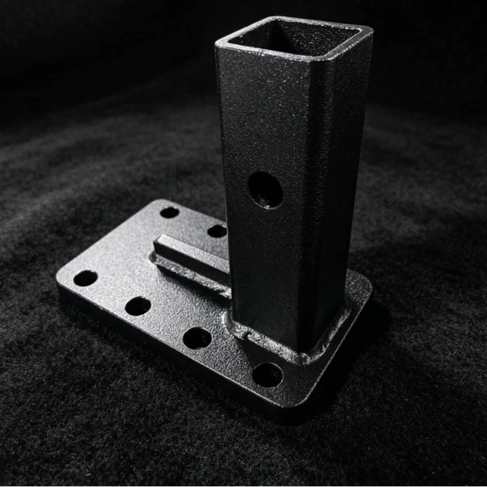 Hauling Hitch Adapter Base Bolt Hole Square Tube Hitch Insert