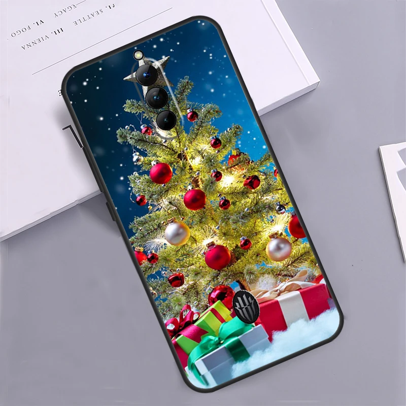 Merry Christmas Tree Funda Case For Nubia Red Magic 5G 5S 6R 6S 7S 8S Pro Plus 6 7 8 Pro Plus Soft Cover Coque