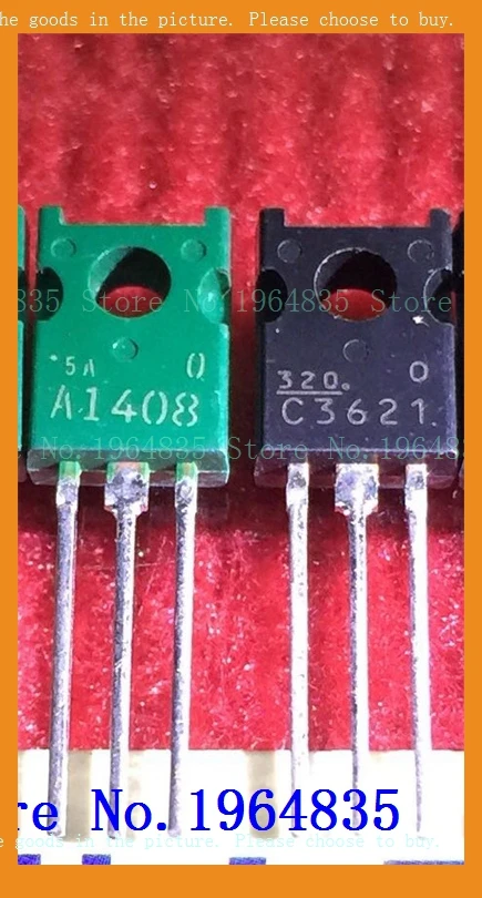 2 шт./партия = пара 2SC3621 2SA1408 C3621 A1408 2 шт./партия = пара 2SC3621 2SA1408 C3621 A1408