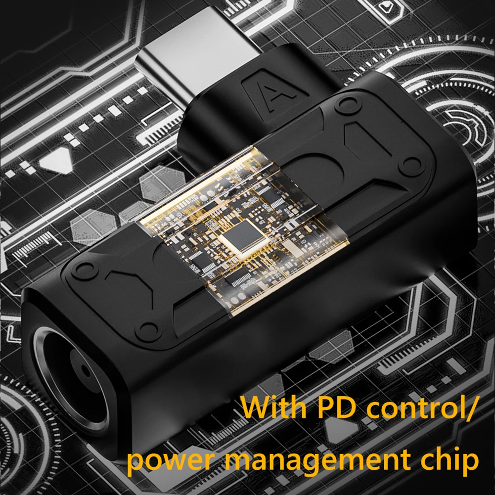 Разъем питания PD 140 Вт для ноутбука, адаптер питания постоянного тока в USB C, конвертер 5 В, 9 В, 20 в, адаптер для быстрой зарядки для MacBook, Huawei, Hp, планшетов