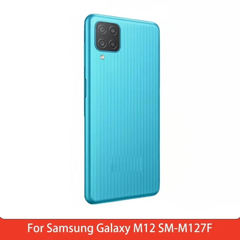 Battery Back Cover For Samsung Galaxy M12 SM-M127F PC Material Back Cover Repair Replacement Part