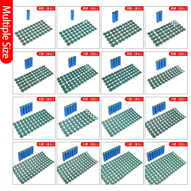 

18650 Battery Gasket/ Spot Welding Cap Stainless Steel Electrode Tip Cap Positive/Negative Flat Gasket Weld Battery Accessories