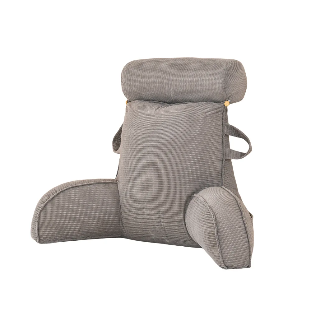 

1PC Armrest-equipped Lazy Sofa Backrest Pillow, Removable & Washable Body Pillow, Large Lumbar Support w/Inner Cushion for Home