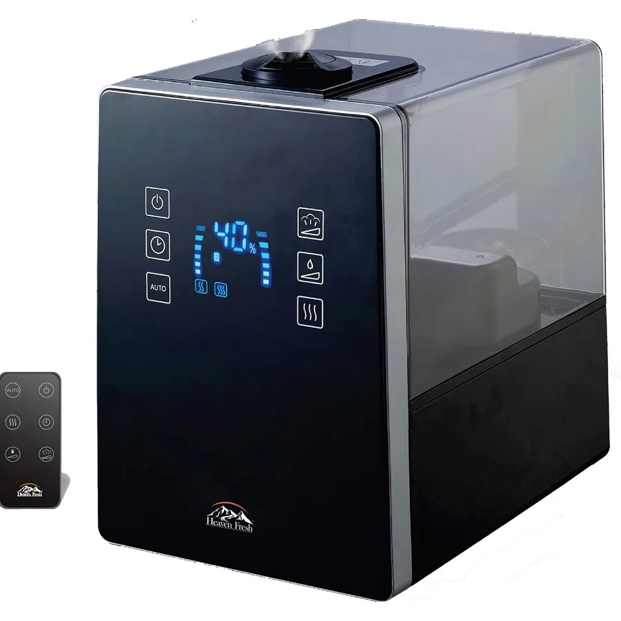 

Digital Ultrasonic Cool Warm Mist Humidifier with Aroma Function and Remote Control