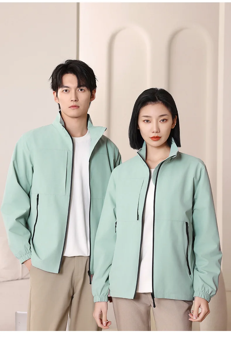 

Stormtrooper Jacket for Men, Windproof and Waterproof Loose Stand Up Collar Jacket, Plus Size Korean Version Versatile Youth Top