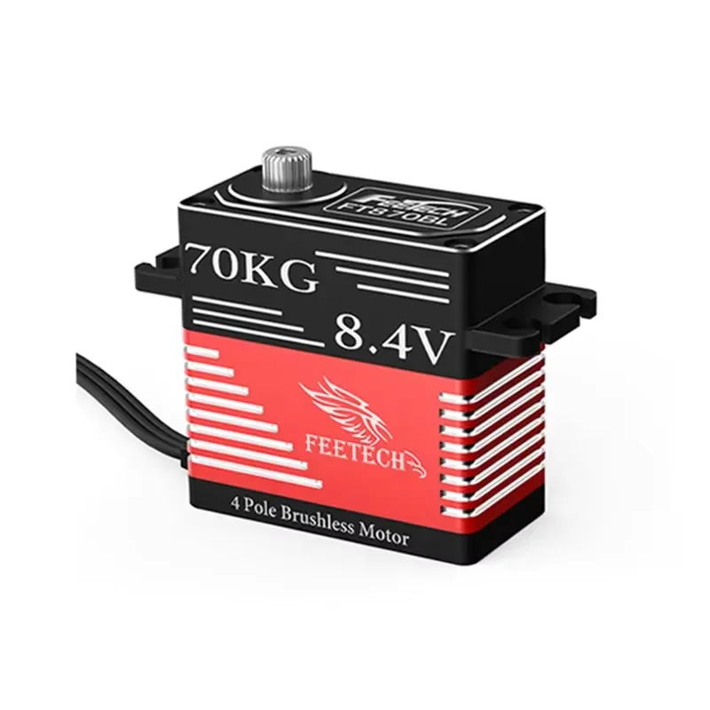 FT870B 70KG 0.142sec Titanium Gear Brushless 8.4V Waterproof Heavy Servo for RC Car Customized Product Made
