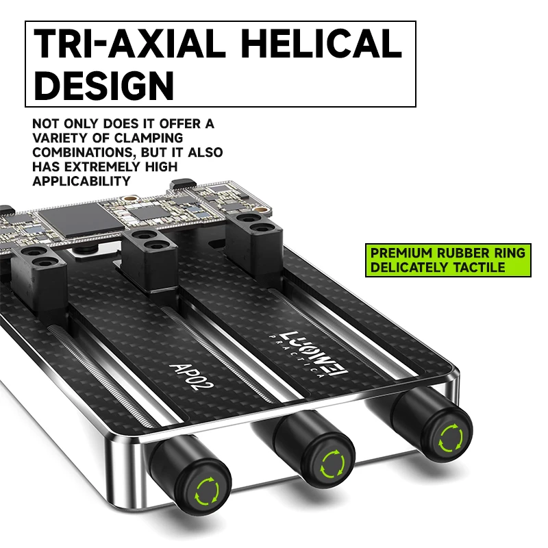 LUOWEI LW-AP02 dispositivo di riparazione della scheda madre universale a tre assi per la riparazione del telefono cellulare di saldatura della