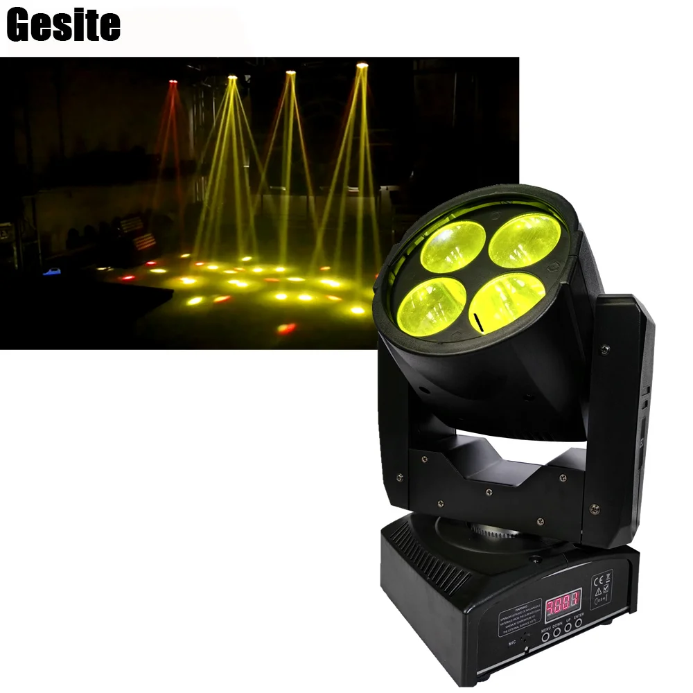 8PCS/LOT design modern christmas dj 4x10w mini super beam moving head light for Music show Live show