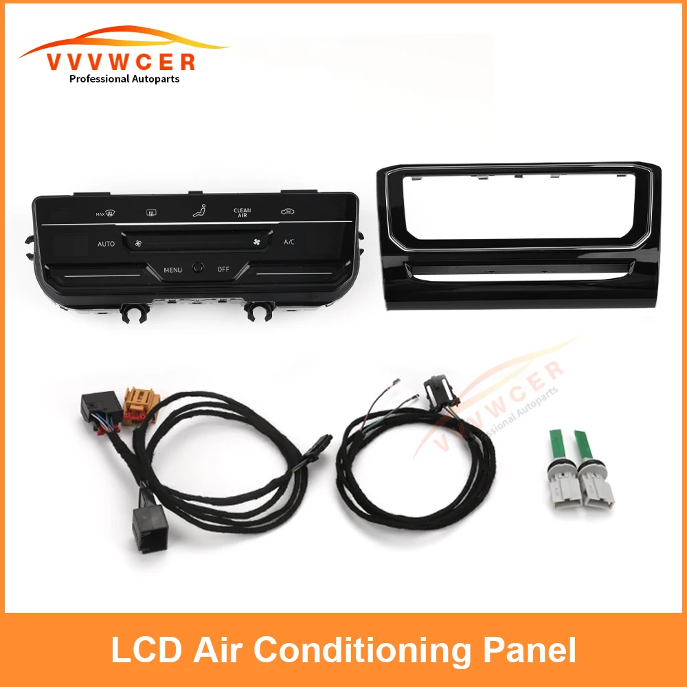

Automatic Air Conditioning Panel With LCD Touch Screen for VW Teramont MQB Car Parts AC Conditioner Switch /Frame /Cable Sensor