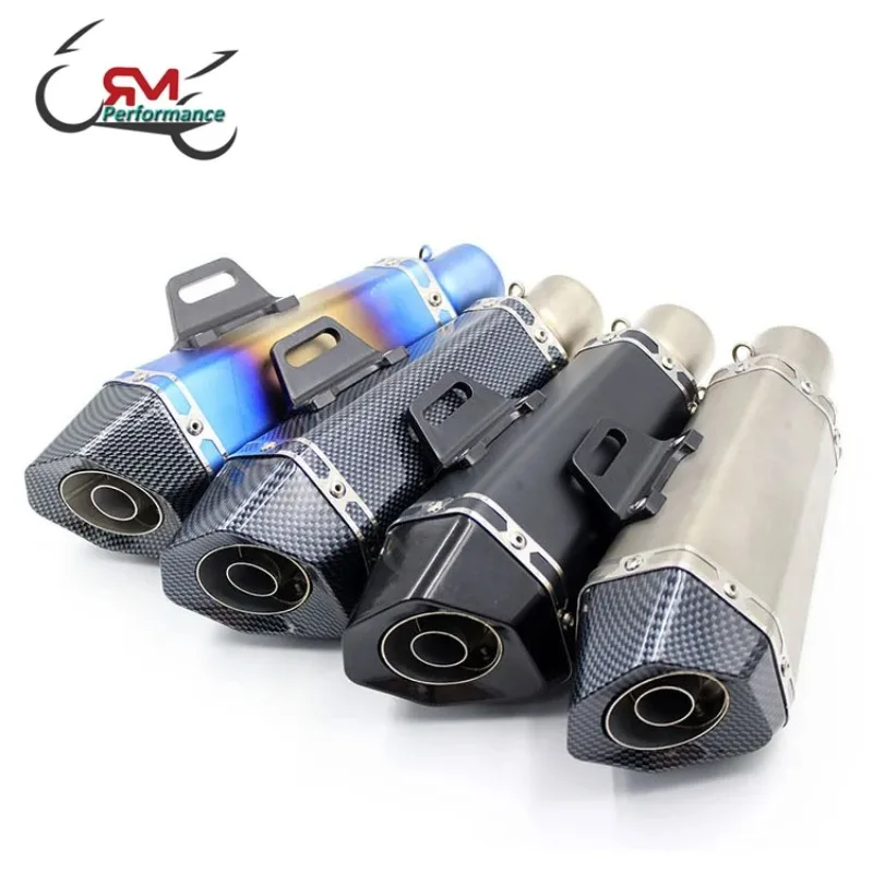 

Factory Hot Selling Universal 51mm Motorcycle Yo-shimuras Exhaust Muffler For FZ1 R6 R15 ZX6R ZX10 Z900 1000 CBR1000 GSXR1000