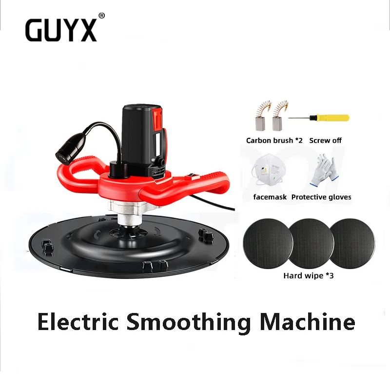 4980W Electric Trowel Concrete Floor Polishing Machine Wall Grinding Machine With LED Light Compactor Adjustable Speed Abrader