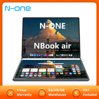 N-ONE Nbook Air Laptop 13.5 inch Dual Touch Screen Computer Intel N100 16G DDR5 512GB M.2 SSD Windows 11 2 in 1 Tablet Office PC