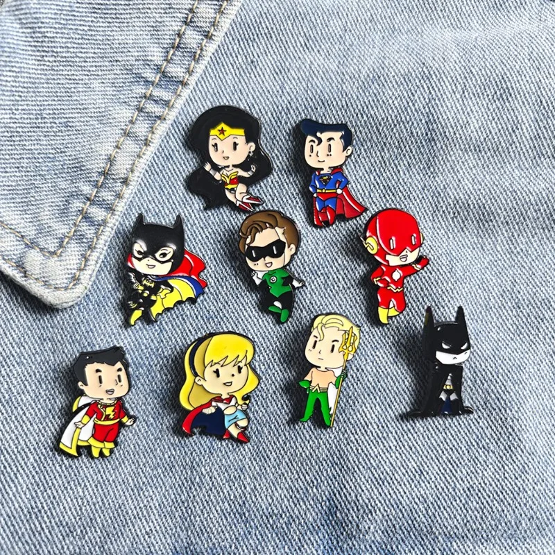 Cartoon Broochs Movie Super hero inspired Alloy Badges High-end Clothing Accessory Backpack Accessory Anime Pins Gift Collection
