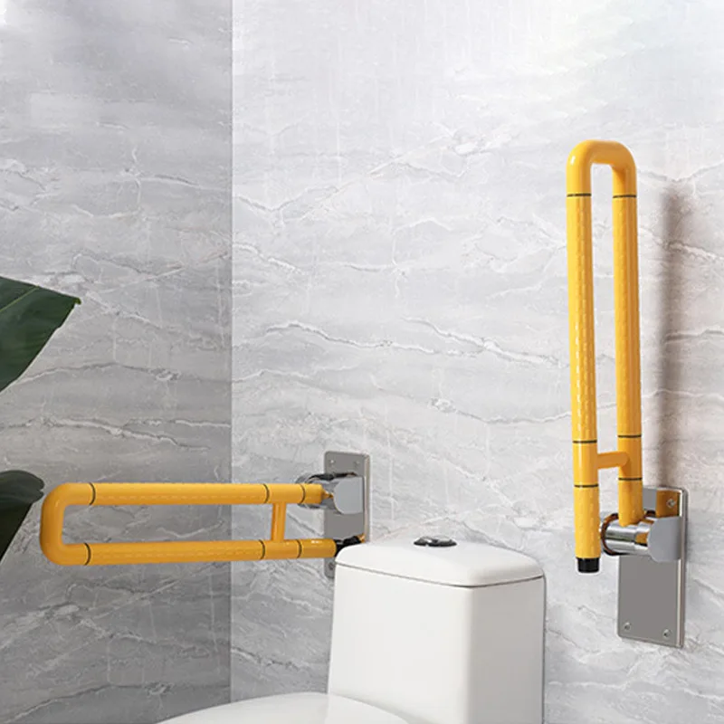 화장실 손잡이 노인 장애인 미끄럼 방지 접이식 욕실 안전 무장애 난간