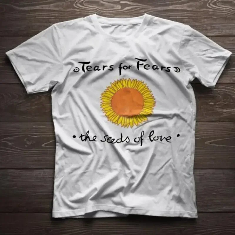Vintage Tears For Fears Seeds Of Love White Cotton T Shirt