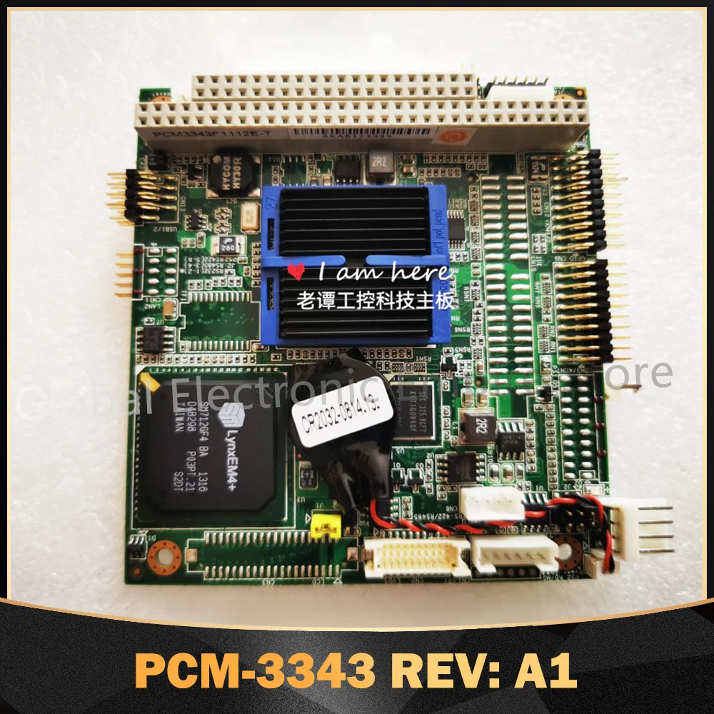 Motherboard para Controle Industrial Advantech, PCM-3343F, PCM-3343 REV: A1