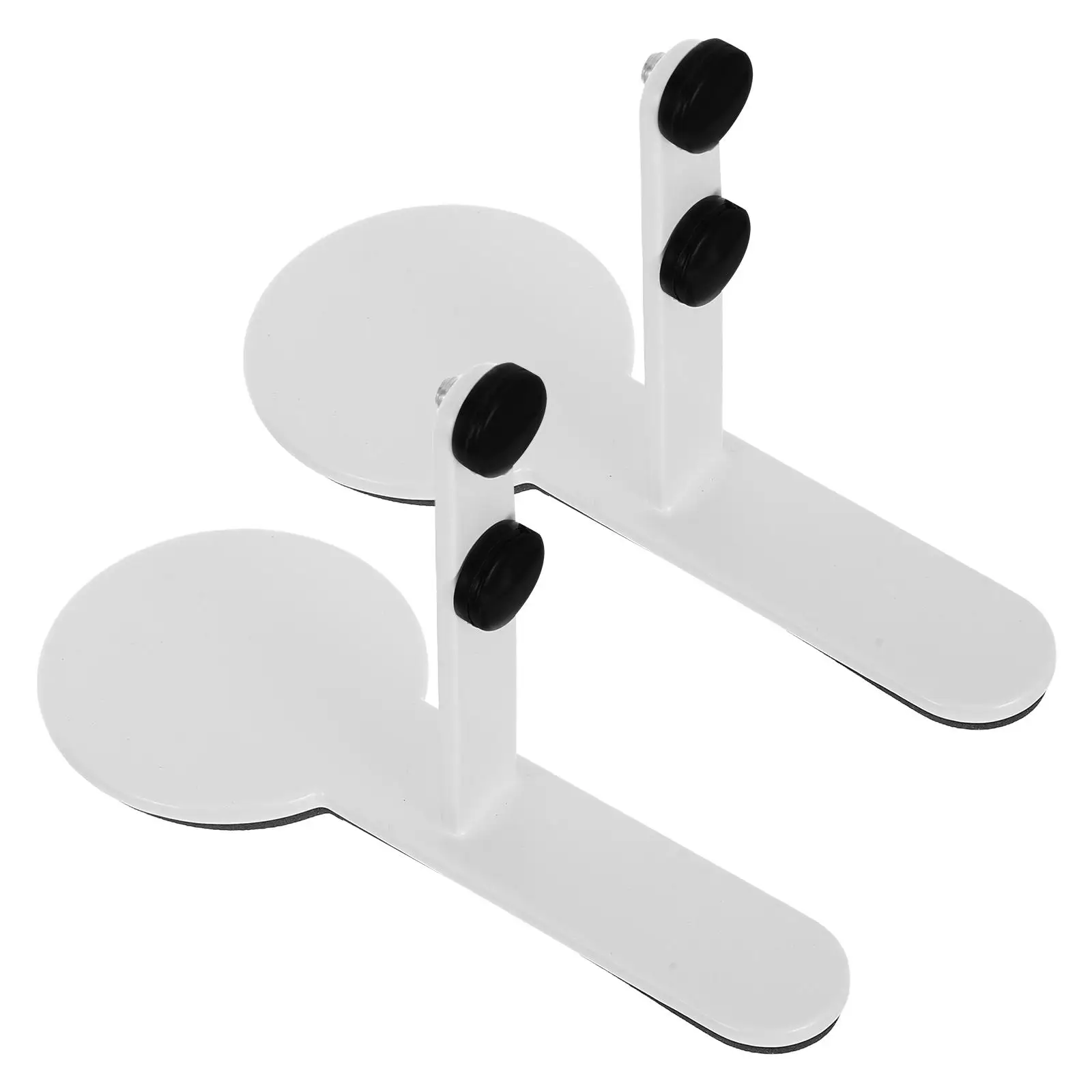 

2 Pcs Pegboard Holder Sturdy Metal Brackets Wood Shelves Table Display Stand Connector Strong Capacity Easy Install Space