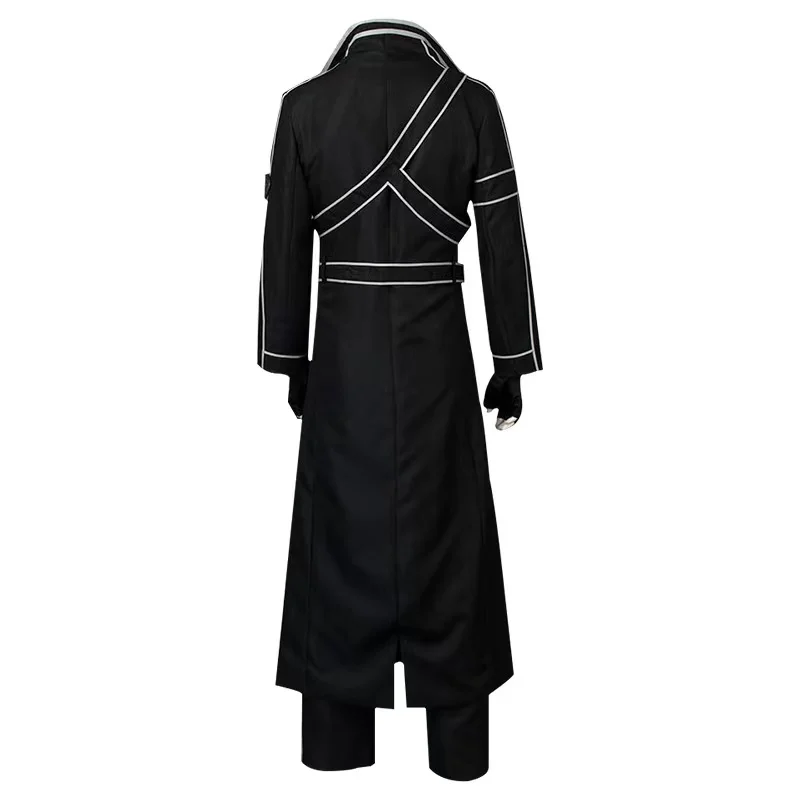 Hot Anime Zwaard Art Online Kirito Cosplay Kostuum Fancy Halloween Kostuums Voor Volwassen Mannen Kirito Sao Kirigaya Kazuto Kostuum Pak