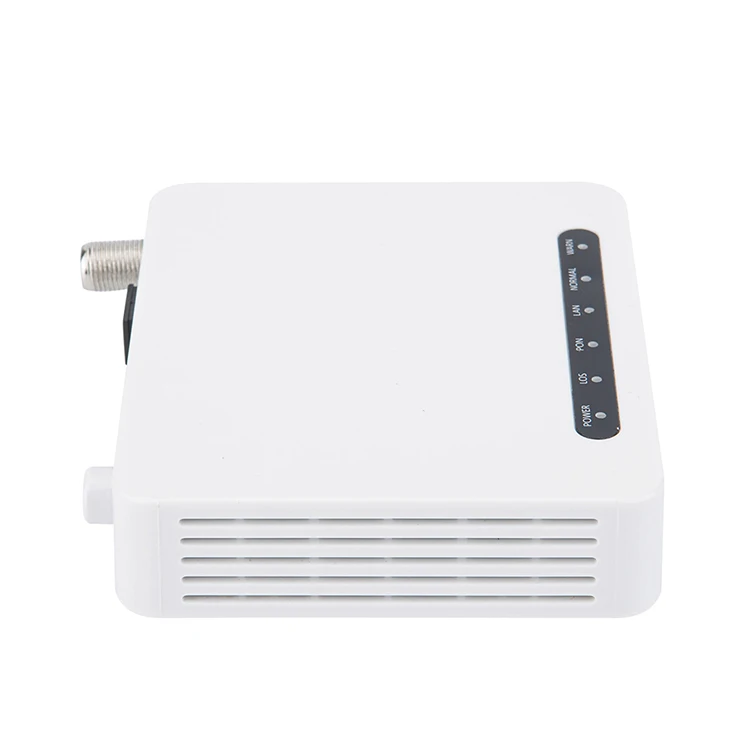 ZISA OP151-RF-C FTTH 1GE XPon ONU CATV 1 Port Gigabit Ethernet Fiber Optical Network Terminal ONT Modem CATV
