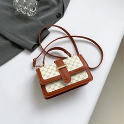 2024 New Women's Bag with High Quality, Unique Texture, Western Style, Retro Versatile Handheld One Shoulder Crossbody Bag