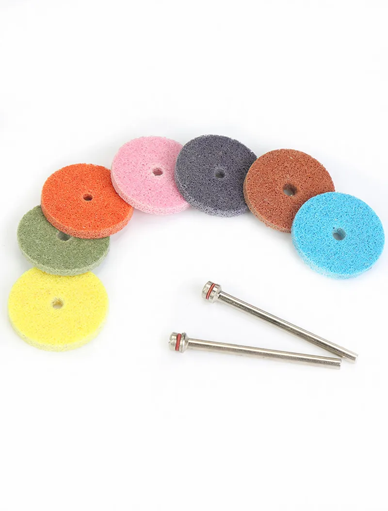 2.35mm/3.2mm haste redonda tipo fibra cabeça de moagem cabeça de moagem de náilon para metal madeira plástico grit 240 320 400 600 800 1000
