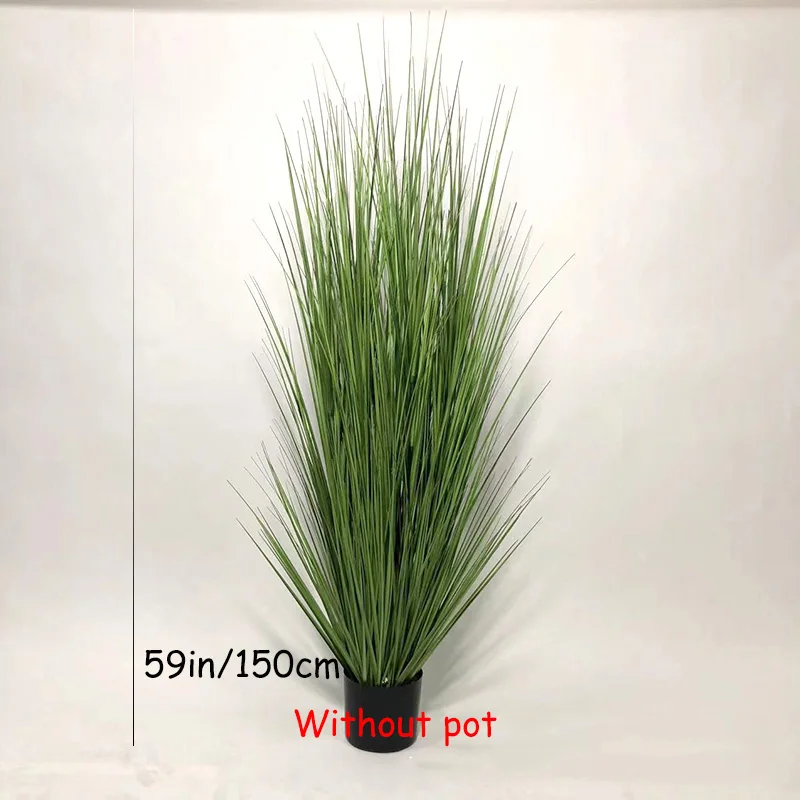 59in Kunstmatige Planten Ui Gras Groen Nep Struiken Nep Hoog Gras Kunstgras Plant Voor Thuis Outdoor Winkel Decor