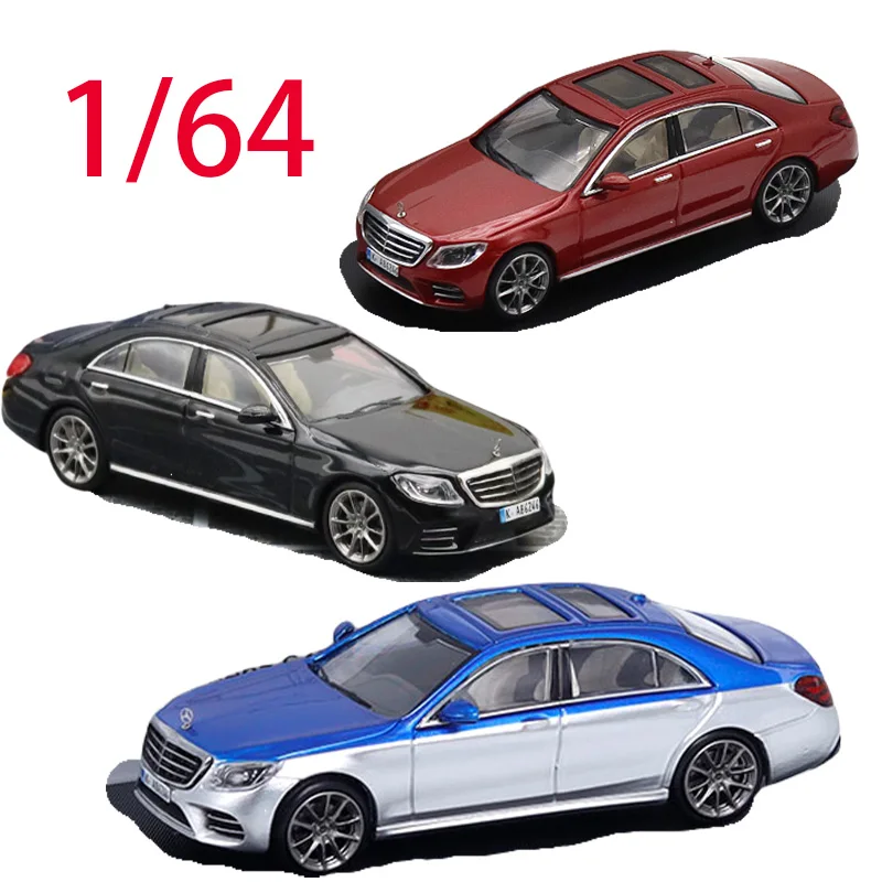 

Master Diecast масштаб 1/34, модель автомобиля Benz из сплава Benz S450 W222, игровые транспортные средства, игрушки для мальчиков, оригинальная коллекция коробок, украшение