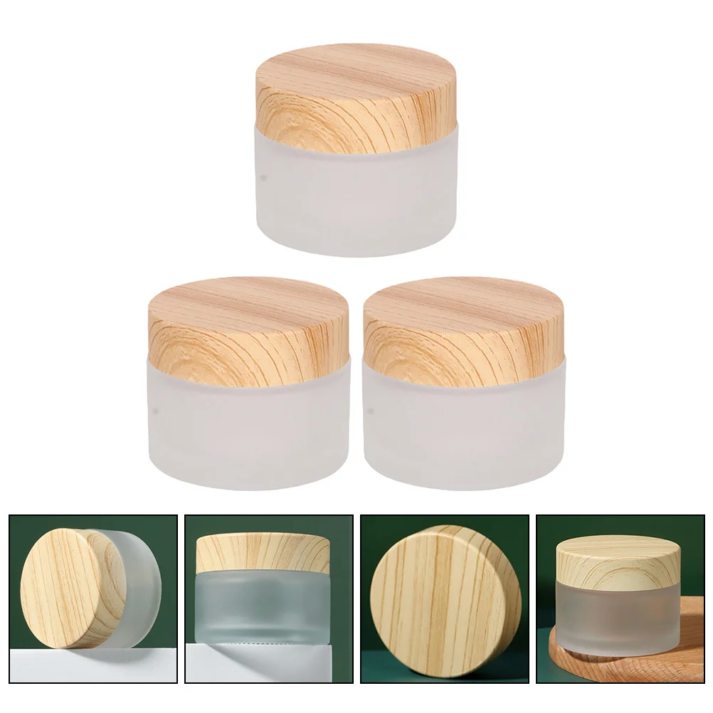 3 ชิ้นขวดครีมเปล่าน้ำหนักเบาขนาดกะทัดรัดภาชนะรีฟิลสำหรับครีมบำรุงผิวหน้าแชมพูโลชั่นบำรุงผิวใช้สำหรับเดินทาง