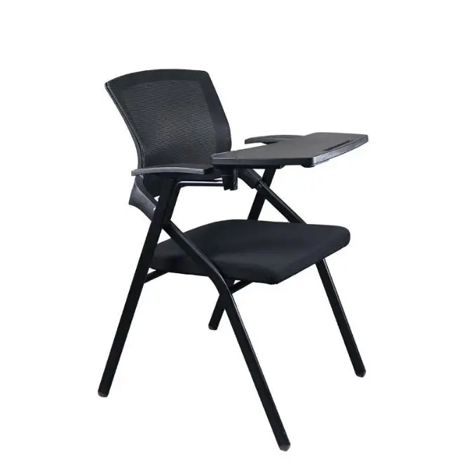 conference-room-folding-mesh-folding-flat-chair-with-writing-board-comprehensive-office-training-chair