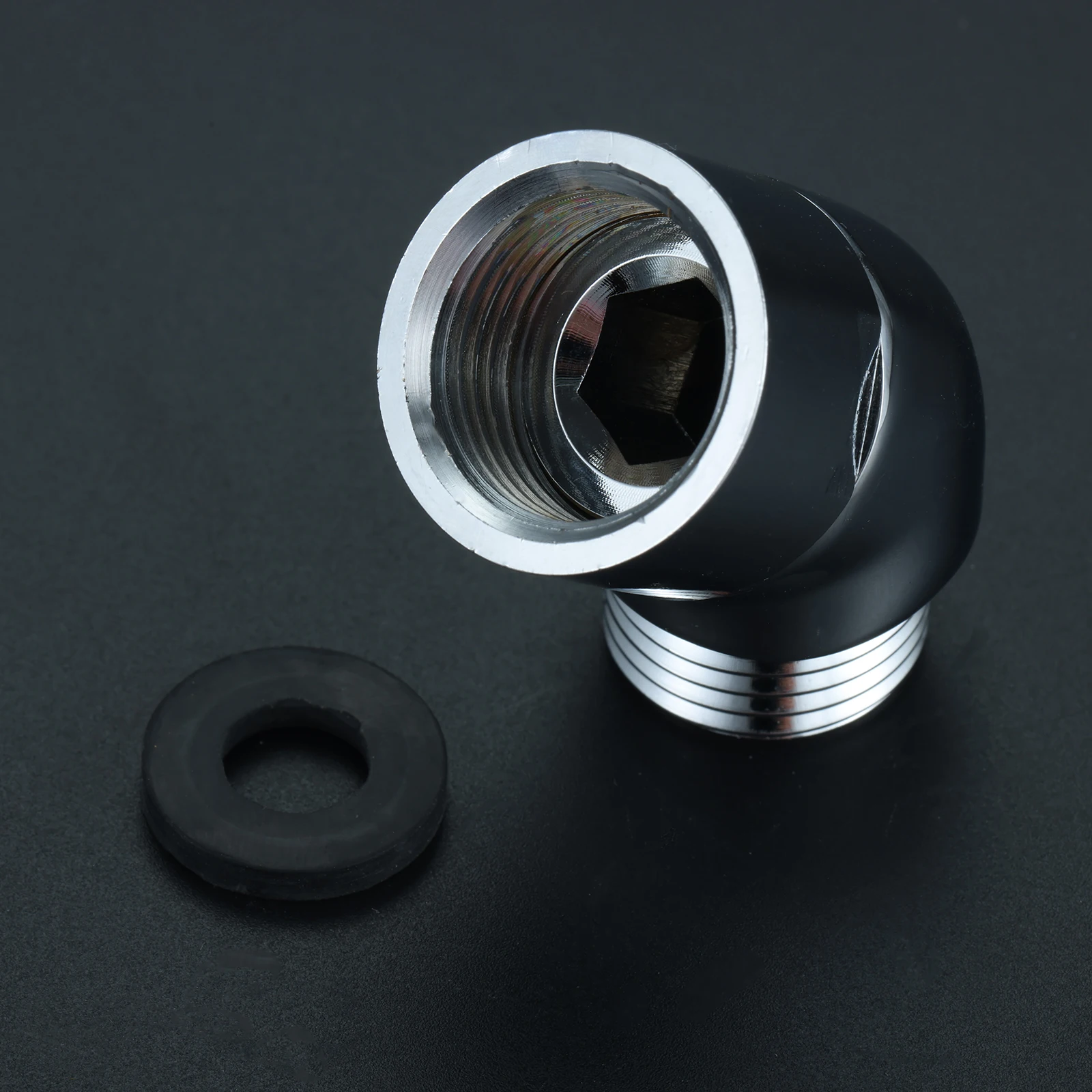 Uniwersalny uchwyt na rękę na łokieć G1/2 rączka prysznica Spray do powierzchni dysza do zraszacza na łokieć Adapter wyposażenie łazienkowe głowicy prysznicowej