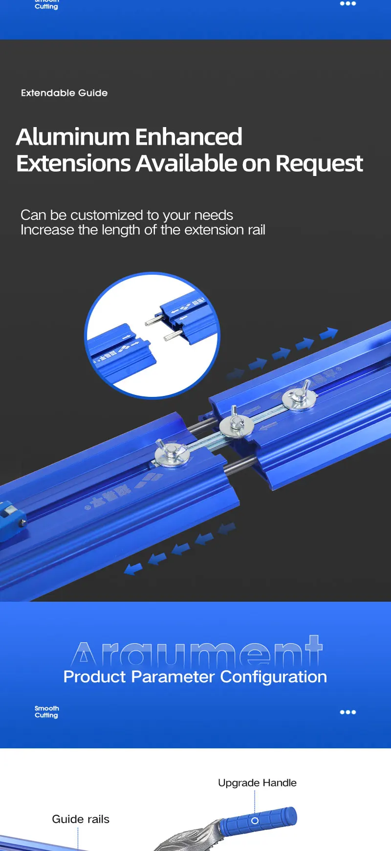 Hohe Präzision Fliesenschneider Fliesenschneidewerkzeug Push Messer Keramik Manuelle Boden Fliesen Push Messer Lineal – Detail 9