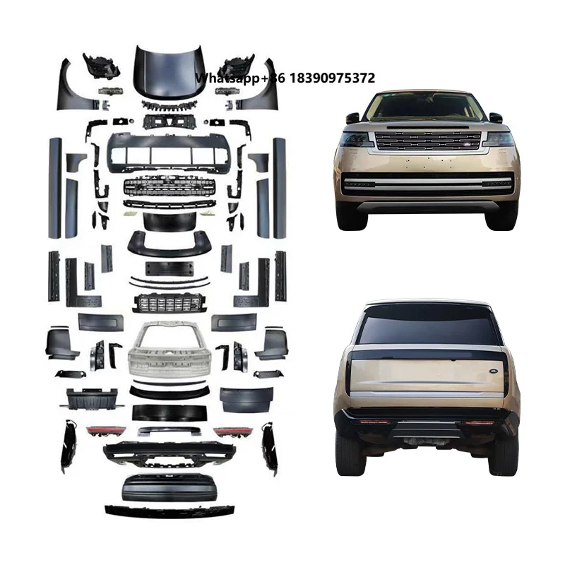 Kit carrosserie 2023 pour mise à niveau 2013-2017, nouvelle modification automobile, pare-chocs avant, phares, capot, feux arrière pour Autobiography