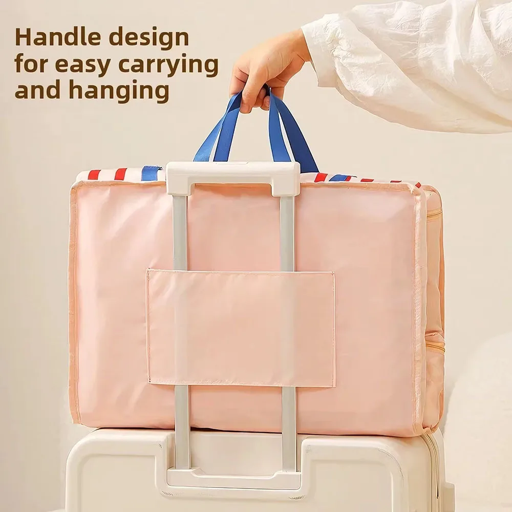 Foldable Travel Storage Bag Portable Hanging Waterproof Multi-functional with Separate Compartment Organizer for Underwear Socks image 5