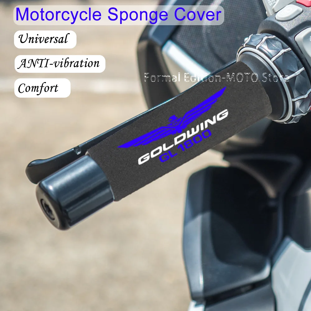 For Honda Goldwing GL1800 2018-2023 Motorcycle Grip Cover Shockproof Motorcycle Sponge Grip Non-Slip Handlebar Grip Sponge Cover