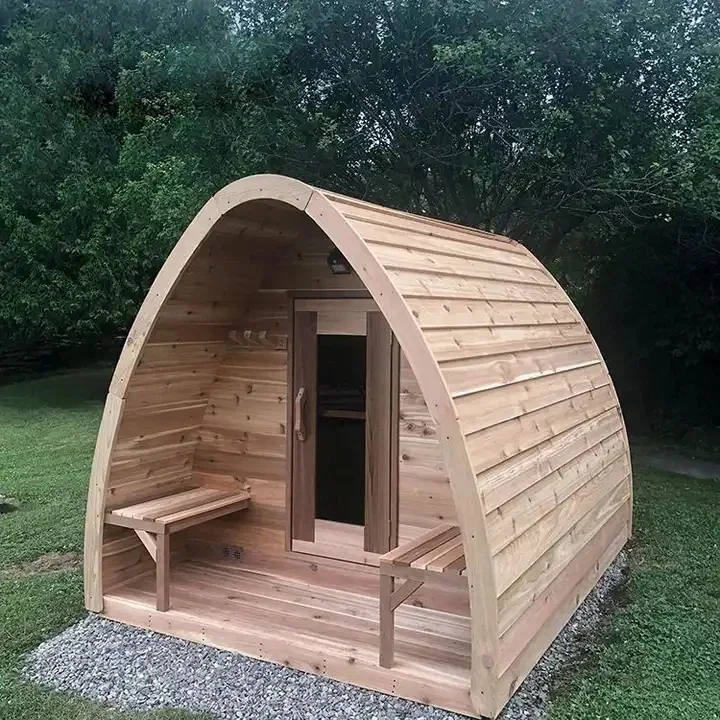 Sauna à infrarouge lointain pour la maison, sec, vapeur intérieure, bain, chambres en bois