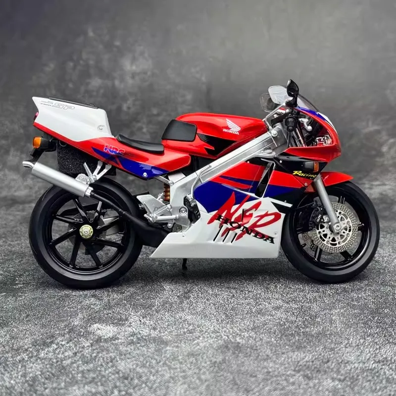 Modelo de aleación de motocicleta LCD 1/12 Honda NSR250R SP, modelo de coche rojo, simulación de modelo fundido a presión, juguete para regalo de cumpleaños personalizado para niño