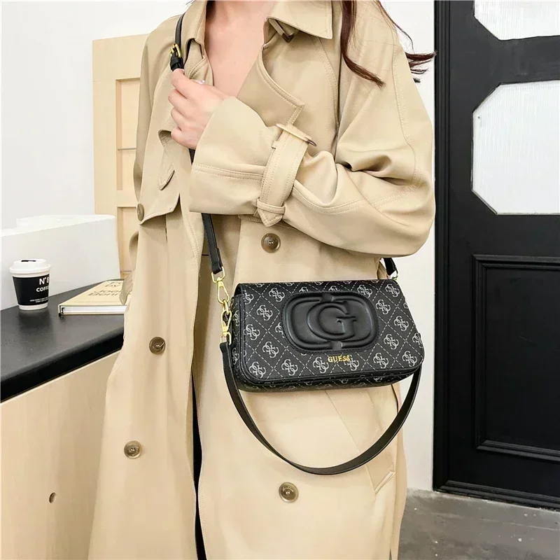 

Elegant Leather Handbag for Women From Luxury Brand By Famous Designer, Popular Crossbody Bag Classic