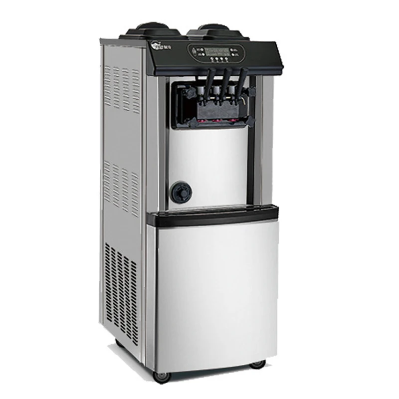 9L * 2 ثلاثة ألوان آيس كريم ناعم القوام آلة 220 فولت/100 فولت جعل 30-40L/H الآيس كريم ذكي سطح المكتب صانع الآيس كريم