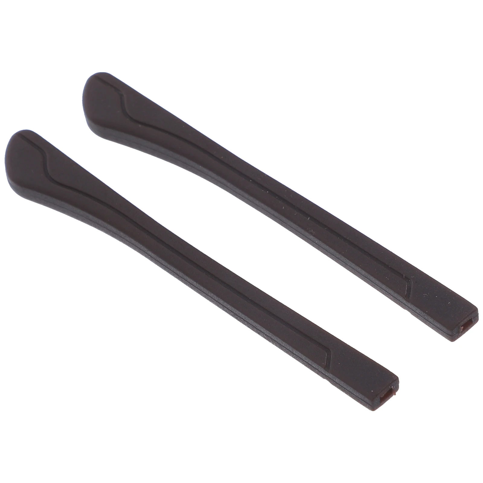 

Silicone Glasses Temple Covers Replacement Eyewear Frame Sleeve Brown Compatible Metal Arms Non Slip Tip Cover Protective