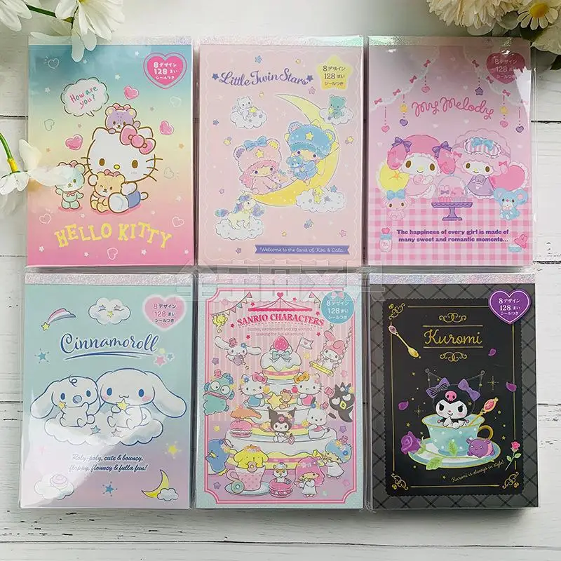 6-pz-lotto-sanrio-kuromi-melody-cinnamoroll-memo-pad-cute-sticky-notes-etichetta-di-cancelleria-blocco-note-planner-sticker-post-school-supply