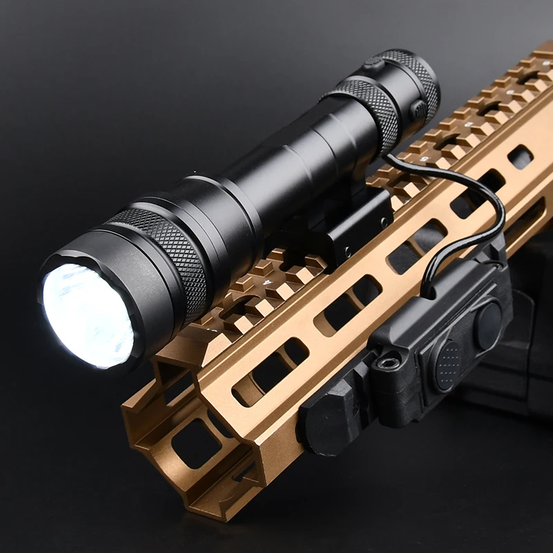 REIN-linterna de 1300 lúmenes, luz de explorador, Airsoft Cloud, Defensive, con interruptor de visión Dual, ajuste de riel Picatinny de 20mm, 2,0