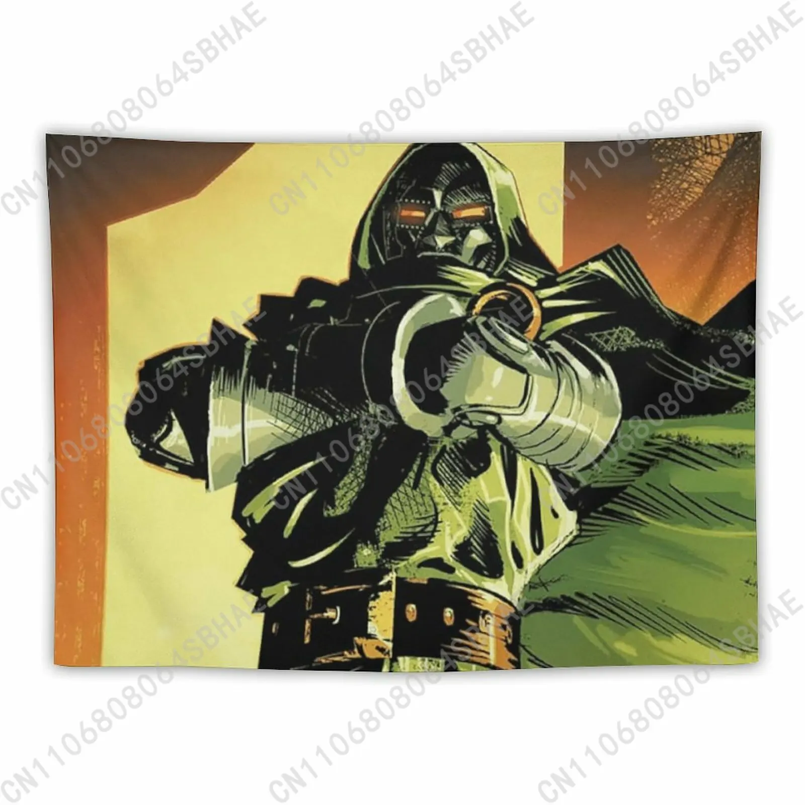 

Marvel Doctor Doom Custom Photo Wall Tapestry Personalized Blanket Wall Hanging Bedroom Living Room Birthday Gift Cosplay