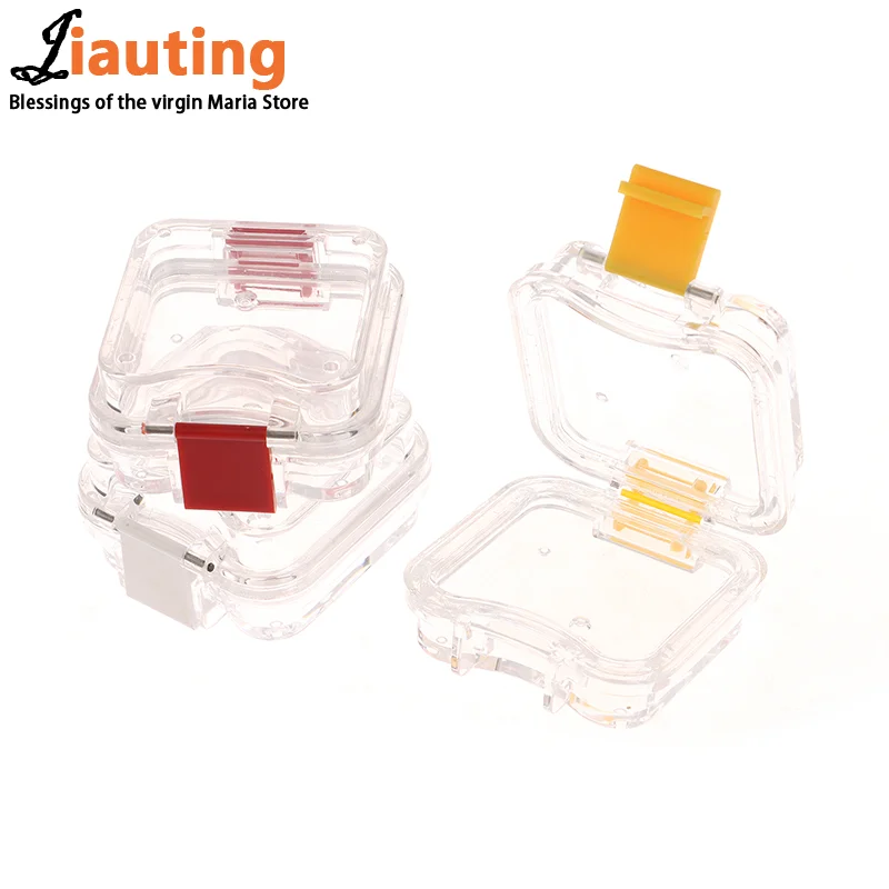 

Новый ящик для хранения зубных протезов с пленкой, стоматологическая корона и мосты, доступный без слотов, зубная коробка, пластиковая прозрачная коробка для стоматологической мембраны